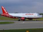 Air Berlin Air Berlin A 320 D-ABDR, der erste A 320er im neuen Farbdesign in Berlin TXL 05.10.2007