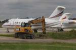 Gr��envergleich zwischen einem Business-Jet ...  Matthias Weber 23.11.2010