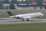 Contact Air Fokker 100 D-AFKC beim Start in Berlin-Tegel am ...