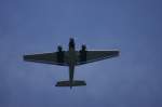 Junkers Junkers Ju 52/3m, Berlin-Tempelhof, Kennzeichen: D-CDLH, Kennzeichen historisch: D-AQUID,  am 30. September 15:37:50 h �ber Haan-Gruiten.