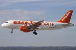 Easy Jet, G-EZFI, Airbus, ...  Kurt Greul 14.01.2011