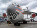 Iljuschin IL-76TD, schweres russisches Transportflugzeug, seit 1974 im Eisatz, Vmax. ...