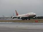 Landung Air India VT-AIM ...  Ulrich Hoppe 02.12.2007
