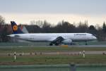Lufthansa A 321-231 D-AIDA kurz vor dem Start in Berlin-Tegel ...