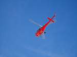 Der BOHAG-Helikopter HB-ZKT im Einsatz am Adelbodner-Weltcup am 8. Januar ...