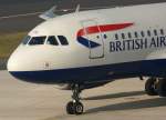 dusseldorf-dus British Airways, G-EUOC, Airbus A 319-100 (Nase/Nose), 04.03.2011, DUS-EDDL, D�sseldorf, Germany


