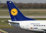 dusseldorf-dus Lufthansa, D-ABIM, Boeing 737-500 'Salzgitter' (Seitenleitwerk/Tail), 20.03.2011, DUS-EDDL, D�sseldorf, Germany

