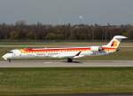 dusseldorf-dus Air Nostrum, EC-JNB, Bombardier CRJ-900 'Comunitat Valencia', 20.03.2011, DUS-EDDL, D�sseldorf, Germany 

