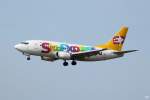 Die Boeing 737-500 VP-BFK ...  Christopher P�tz 03.04.2011