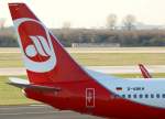 dusseldorf-dus Air Berlin, D-ABKH, Boeing 737-800 WL (Seitenleitwerk/Tail), 20.03.2011, DUS-EDDL, D�sseldorf, Germany