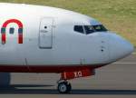 dusseldorf-dus Air Berlin (TUIfly), D-AHXG, Boeing 737-800 WL (Nase/Nose), 20.03.2011, DUS-EDDL, D�sseldorf, Germany

