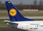 dusseldorf-dus Lufthansa, D-ABXO, Boeing 737-300 'Schw�bisch Gm�nd' (Seitenleitwerk/Tail), 20.03.2011, DUS-EDDL, D�sseldorf, Germany