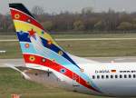 dusseldorf-dus German Sky Airlines, D-AGSA, Boeing 737-800 'Cologne-Bonn' (Seitenleitwerk/Tail), 20.03.2011, DUS-EDDL, D�sseldorf, Germany


