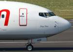 dusseldorf-dus Pegasus Airlines, TC-ADP, Boeing 737-800 WL 'Nisa Nur' (Nase/Nose), 20.03.2011, DUS-EDDL, D�sseldorf, Germany 

