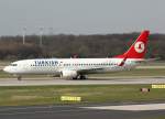 dusseldorf-dus Turkish Airlines, TC-JGV, Boeing 737-800 WL 'Cesme', 20.03.2011, DUS-EDDL, D�sseldorf, Germany 

