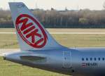 dusseldorf-dus Niki, OE-LEU, Airbus A 320-200 'Hip-Hop' (Seitenleitwerk/Tail), 20.03.2011, DUS-EDDL, D�sseldorf, Germany