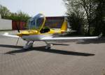 dinslaken-schwarze-heide-edld D-MFKT, FK-Leichtflugzeuge Fk-14 Polaris, 10.04.2011, EDLD, Dinslaken Schwarze-Heide, Germany 

