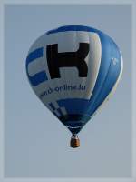 heisluftballone Hei�luftballon LX-BCK, aufgenommen in der N�he von Erpeldange/Ettelbr�ck am 10.04.2011.
