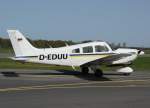 dinslaken-schwarze-heide-edld D-EDUU, Piper PA-28-181 Archer II, 10.04.2011, EDLD, Dinslaken Schwarze-Heide, Germany 

