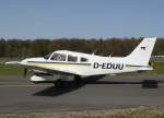 D-EDUU, Piper PA-28-181 Archer II, 10.04.2011, EDLD, Dinslaken Schwarze-Heide, Germany ...