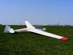 Schleicher ASK-13 ASK-13 D-0849 auf dem Flugplatz Gera EDAJ am 22.4.2011