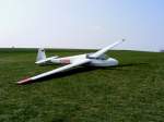 gera-edaj ASK-13 D-0849 auf dem Fluplatz Gera EDAJ 22.4.2011