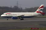 dusseldorf-dus British Airways, G-EUOG, Airbus, A319-131, 29.03.2011, DUS, D�sseldorf, Germany 





