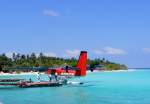 DHC-6 DHC-6 Twin Otter 8Q-MAN von Maledivian Air Taxi auf der Insel Meedhupparu am 24.2.2011