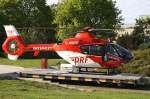 EC 135 DRF Luftrettung 
Eurocopter EC-135 P2+ 
D-HDRX 
St.Vincentius Hospitel, Karlsruhe,Germany 
08.04.11

