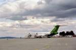 bulgarian-air-charter-buc Passagierflugzeug auf den Flughafen Erfurt w�hrend der Flugschau 1994