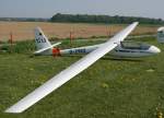 Schleicher ASW-15 D-2982, Schleicher ASW-15 B, 24.04.2011, EDLG, Goch (Asperden), Germany