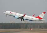 austrian-aua-group Austrian B 737-8Z9 OE-LNS beim Start in Berlin-Tegel am 02.04.2011