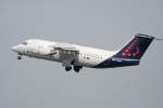 Brussels Airlines Brussels Airlines Avro Regjet RJ85 OO-DJS beim Start in Berlin-Tegel am 02.04.2011