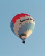 Werbung f�r Luxemburg in luftiger H�he! Foto aufgenommen beim See ...