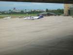 berlin-tempelhof-thf Flughafen Tempelhof im Herbst 2007 - aber auch gr��ere Maschinen landen und starten noch