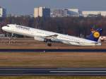 berlin-tegel-txl Lufthansa 321 D-AISI beim Start in Berlin TXL am 17.01.2008 - die Maschine muss bei Lufthansa noch nicht lange in der Flotte sein, hat doch noch keine Taufe auf einen St�dtenamen bekommen