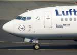 dusseldorf-dus Lufthansa, D-ABJD, Boeing 737-500 'Freising' (Nase/Nose), 29.04.2011, DUS-EDDL, D�sseldorf, Germany 

