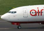 dusseldorf-dus Air Berlin (TUIfly), D-AHXC, Boeing 737-700 WL (Nase/Nose), 29.04.2011, DUS-EDDL, D�sseldorf, Germany

