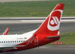 dusseldorf-dus Air Berlin (TUIfly), D-AHXC, Boeing 737-700 WL (Seitenleitwerk/Tail), 29.04.2011, DUS-EDDL, D�sseldorf, Germany

