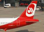 dusseldorf-dus Air Berlin, D-ABFP, Airbus A 320-200 (Seitenleitwerk/Tail), 29.04.2011, DUS-EDDL, D�sseldorf, Germany 

