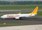 dusseldorf-dus Pegasus Airlines, TC-AGP, Boeing 737-800 WL' Sebnem', 29.04.2011, DUS-EDDL, D�sseldorf, Germany 

