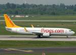 dusseldorf-dus Pegasus Airlines, TC-AGP, Boeing 737-800 WL' Sebnem', 29.04.2011, DUS-EDDL, D�sseldorf, Germany 

