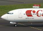 dusseldorf-dus Corendon Air, TC-TJG, Boeing 737-800 WL (Nase/Nose), 29.04.2011, DUS-EDDL, D�sseldorf, Germany 

