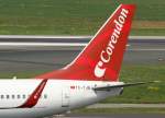 dusseldorf-dus Corendon Air, TC-TJG, Boeing 737-800 WL (Seitenleitwerk/Tail), 29.04.2011, DUS-EDDL, D�sseldorf, Germany 

