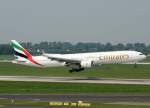 dusseldorf-dus Emirates, A6-EMX, Boeing 777-300, 29.04.2011, DUS-EDDL, D�sseldorf, Germany 

