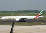 dusseldorf-dus Emirates, A6-EMX, Boeing 777-300, 29.04.2011, DUS-EDDL, D�sseldorf, Germany 

