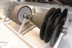 Luftwaffenmuseum der Bundeswehr Verdichterstufen des Triebwerks J79-GE-11A. Foto:30.01.2008