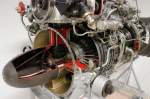 Luftwaffenmuseum der Bundeswehr Innenleben eines Turbomotors TW 3-117; UDSSR. Dieser Motor wurde in zahlreichen Hubschraubern, von Mi8 bis zur Mi28 eingebaut. Foto:30.01.2008