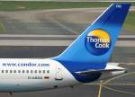 dusseldorf-dus Condor, D-ABOG, Boeing 757-300 WL (Peanuts-Sticker ~ Seitenleitwerk/Tail), 29.04.2011, DUS-EDDL, D�sseldorf, Germany 

