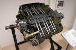 Luftwaffenmuseum der Bundeswehr Im Bild ein 6 Zylinder Boxer Flugmotor der Fa. Avco Lycoming IGSO-540 A1E aus dem Jahr 1960. Der Motor hat 8873ccm und liefert 378 PS bei 3400 U/min. Foto:30.01.2008
